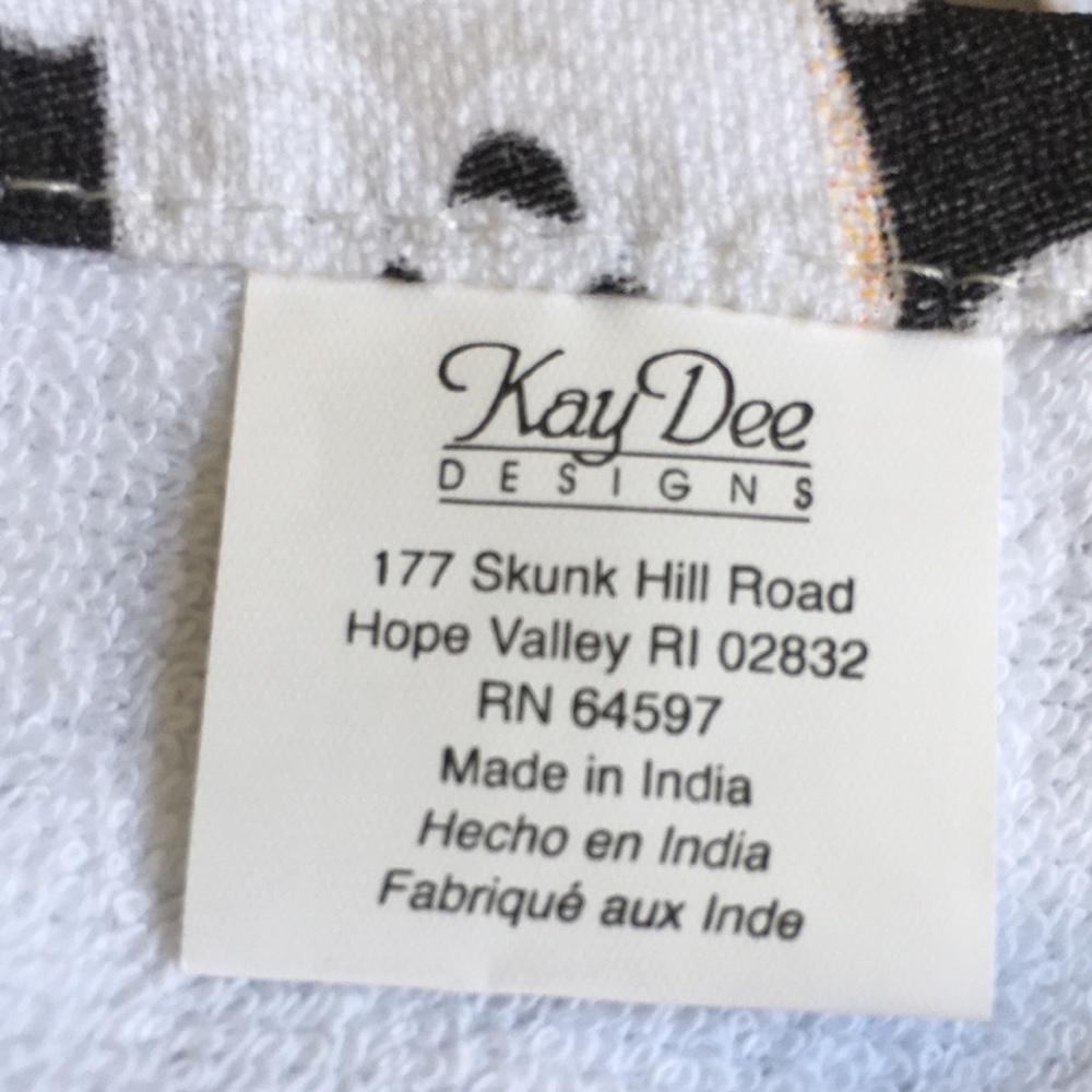 Ghosts Boo Y’all Kitchen Towel Cotton NWT Kay Dee Designs 26x16” - Picture 12 of 16